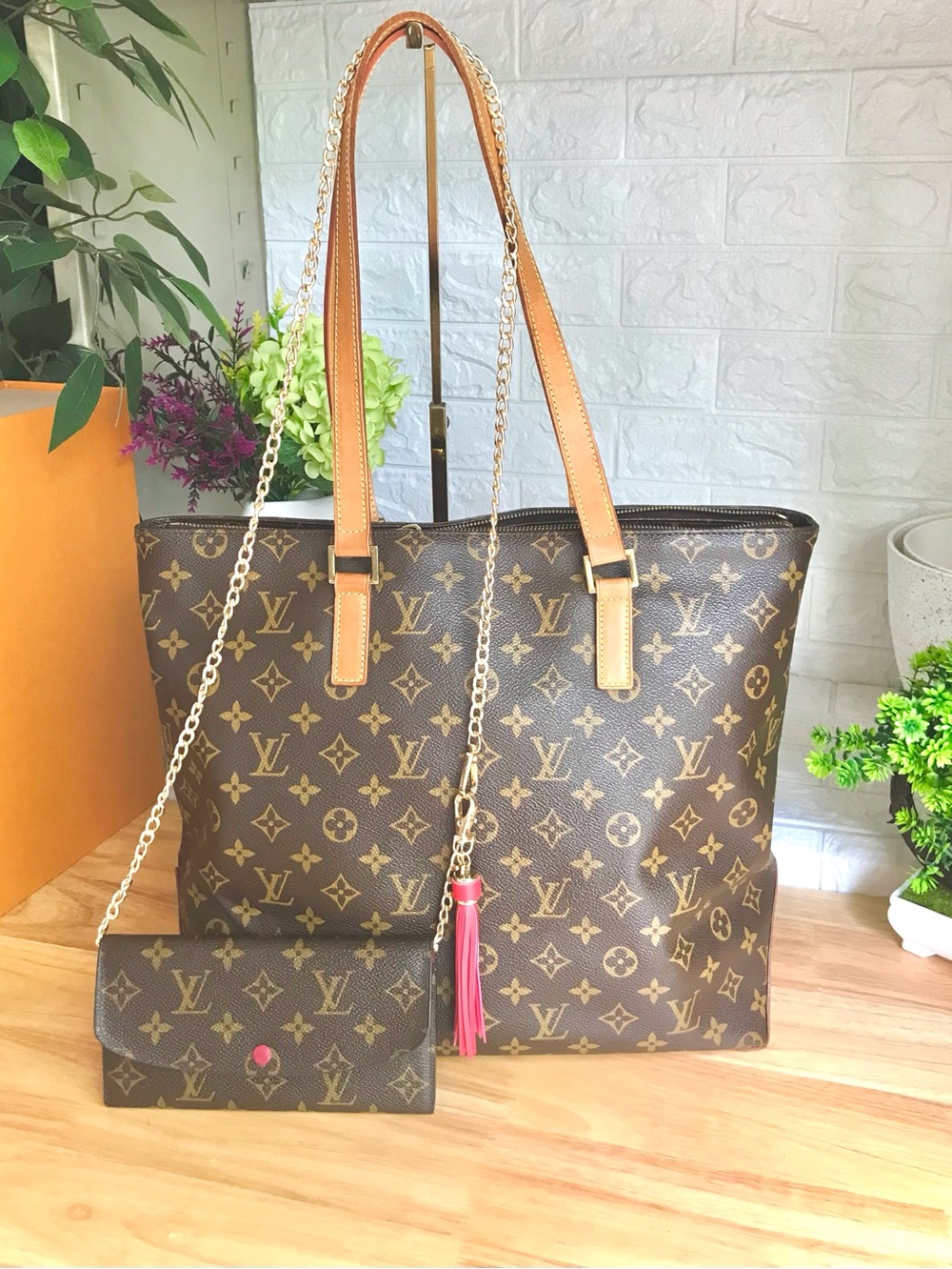 ✅LV BUNDLE DEAL LARGEBAG+LONG WALLET LOUIS VUITTON